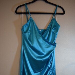 Fabulous Teal Club Bodycon Dress